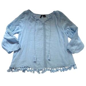 New Directions Embroidered Blouse